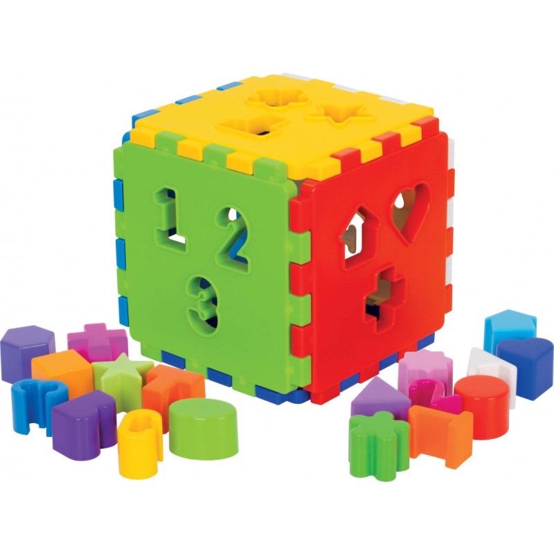 Brinquedo Educativo Cubo Didático 2 Anos