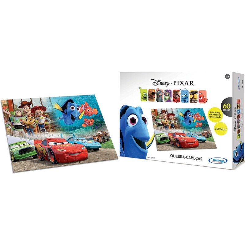 Brinquedo Quebra-Cabeça 3d Carros Disney - RED em Promoção na