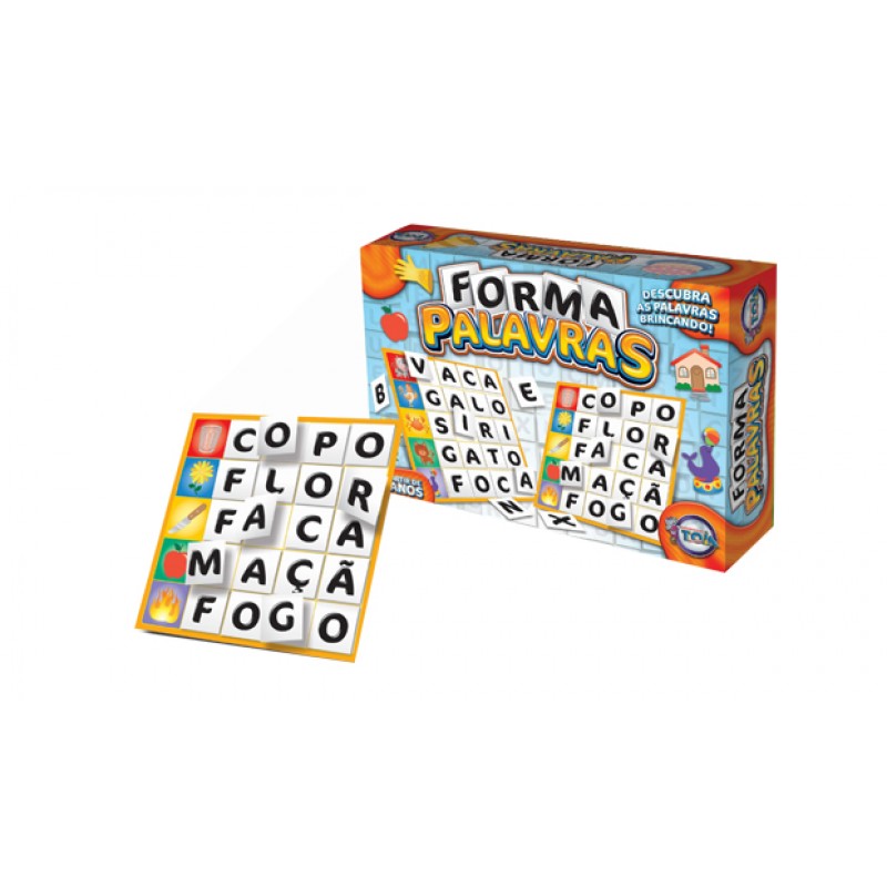 Forma Palavras: Jogos Pedagógicos para alfabetização.
